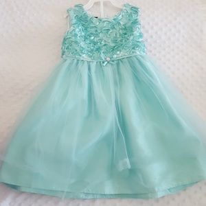 Beautiful dress teal dress.